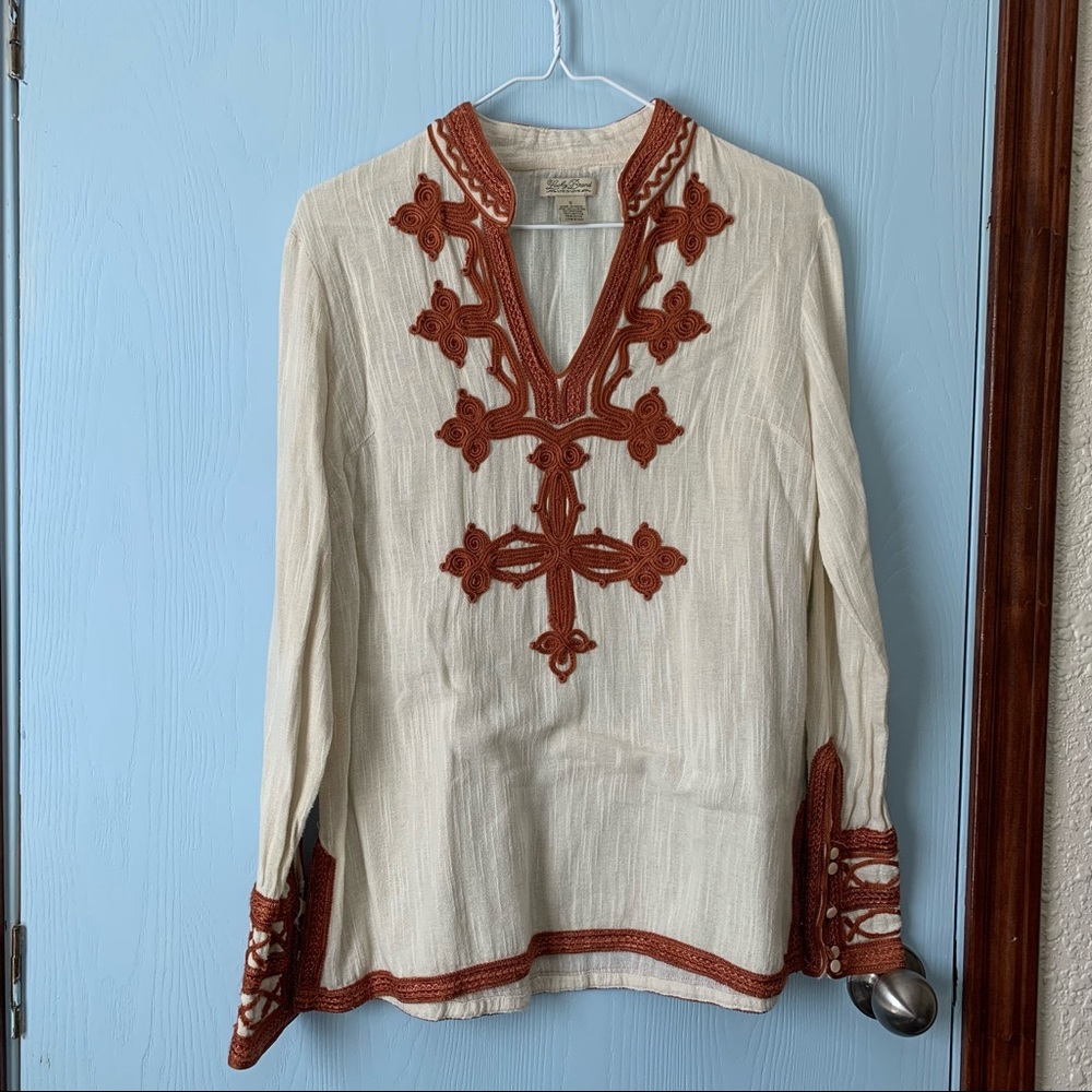 Lucky Brand Embroidery Blouse
